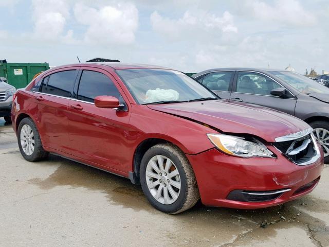 1C3CCBBB3EN185058 - 2014 CHRYSLER 200 TOURIN RED photo 1