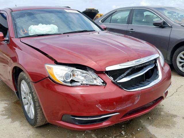 1C3CCBBB3EN185058 - 2014 CHRYSLER 200 TOURIN RED photo 9