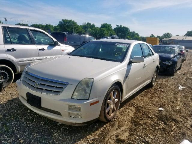 1G6DW677050156071 - 2005 CADILLAC STS WHITE photo 2