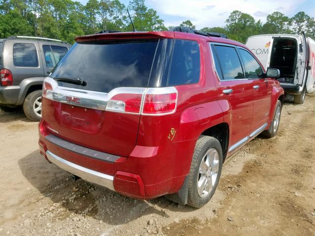 2GKALUEK8E6274028 - 2014 GMC TERRAIN DE RED photo 4