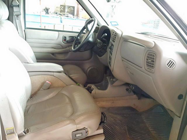 1GNCS13W6W2251929 - 1998 CHEVROLET BLAZER BEIGE photo 5