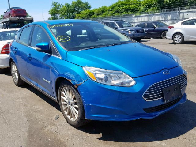 1FAHP3R41CL384384 - 2012 FORD FOCUS BEV BLUE photo 1