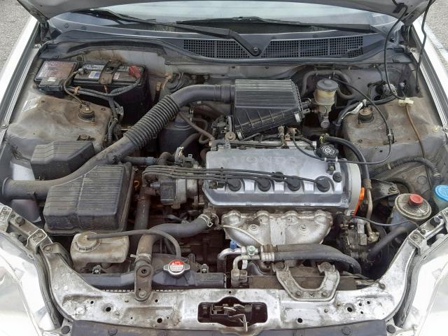 1HGEJ622XYL052204 - 2000 HONDA CIVIC DX SILVER photo 7