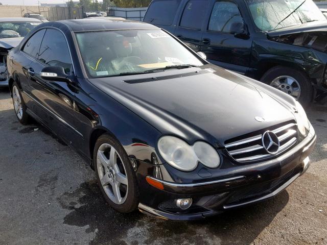 WDBTJ72HX7F214697 - 2007 MERCEDES-BENZ CLK 550 BLACK photo 1