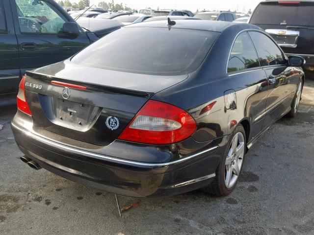 WDBTJ72HX7F214697 - 2007 MERCEDES-BENZ CLK 550 BLACK photo 4