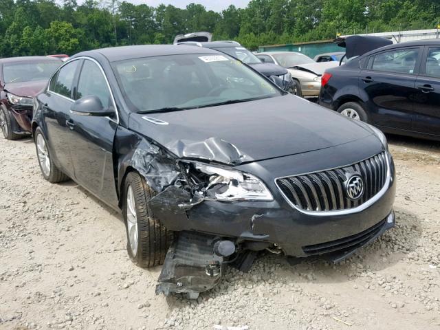 2G4GN5EX7F9185306 - 2015 BUICK REGAL PREM CHARCOAL photo 1