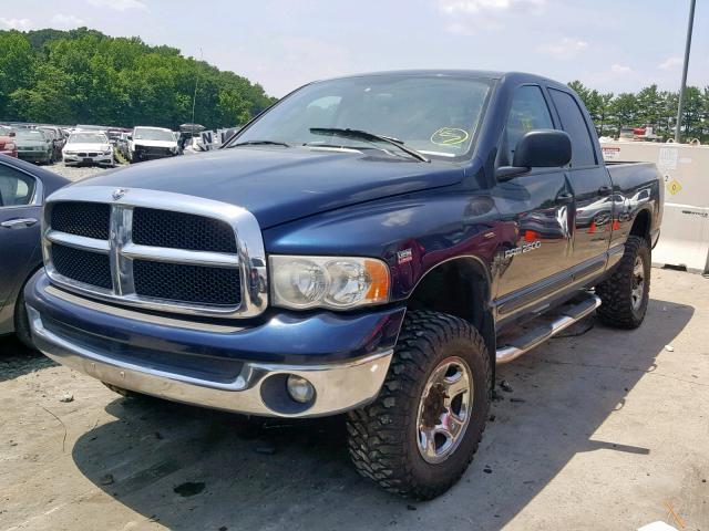 3D7KS28D65G713743 - 2005 DODGE RAM 2500 S შავი ფოტო 2