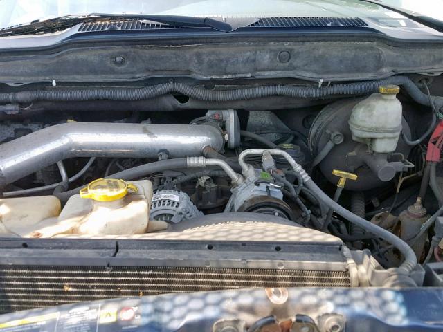 3D7KS28D65G713743 - 2005 DODGE RAM 2500 S შავი ფოტო 7
