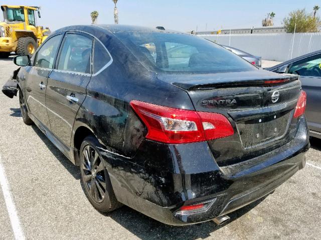 3N1AB7AP1JY239487 - 2018 NISSAN SENTRA S BLACK photo 3