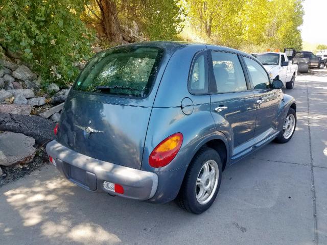 3C4FY48B42T387707 - 2002 CHRYSLER PT CRUISER BLUE photo 4