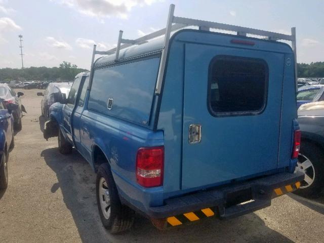 1FTYR14E28PA75421 - 2008 FORD RANGER SUP BLUE photo 3