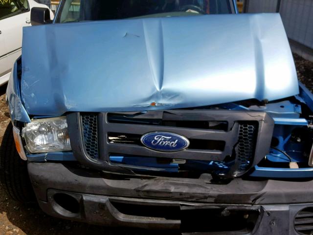 1FTYR14E28PA75421 - 2008 FORD RANGER SUP BLUE photo 7