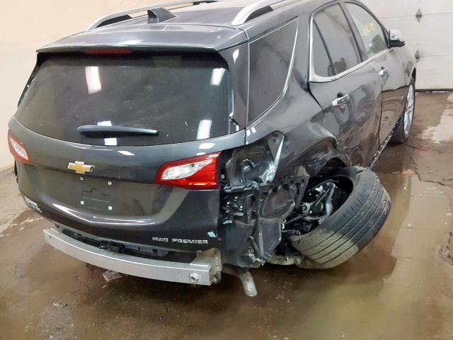 2GNAXXEV2K6182444 - 2019 CHEVROLET EQUINOX PR GRAY photo 9