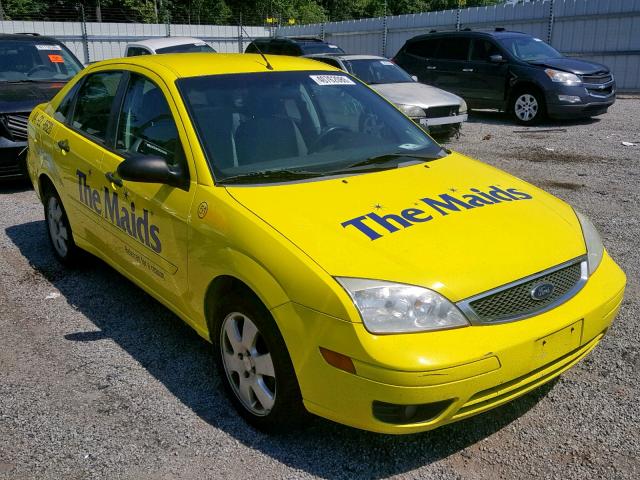 1FAFP34N46W140724 - 2006 FORD FOCUS ZX4 YELLOW photo 1