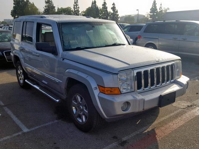 1J8HH58N87C595982 - 2007 JEEP COMMANDER SILVER photo 1