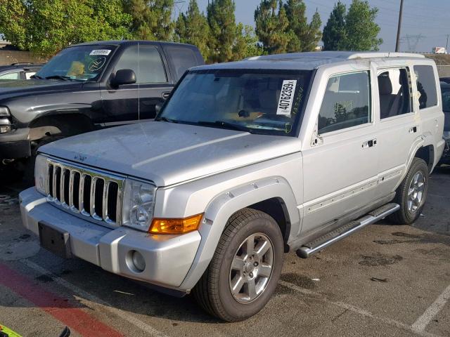 1J8HH58N87C595982 - 2007 JEEP COMMANDER SILVER photo 2