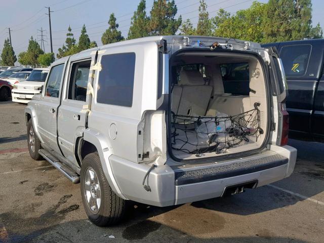 1J8HH58N87C595982 - 2007 JEEP COMMANDER SILVER photo 3