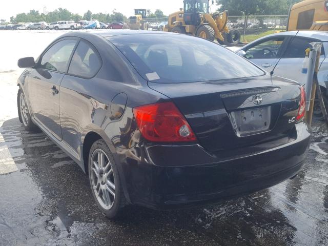 JTKDE177460125161 - 2006 TOYOTA SCION TC შავი ფოტო 3