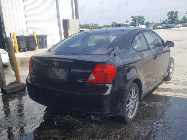 JTKDE177460125161 - 2006 TOYOTA SCION TC შავი ფოტო 4
