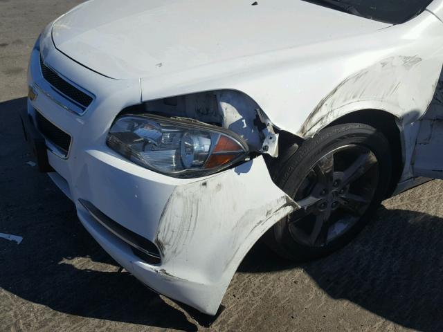 1G1ZC5E05CF388244 - 2012 CHEVROLET MALIBU 1LT თეთრი ფოტო 9