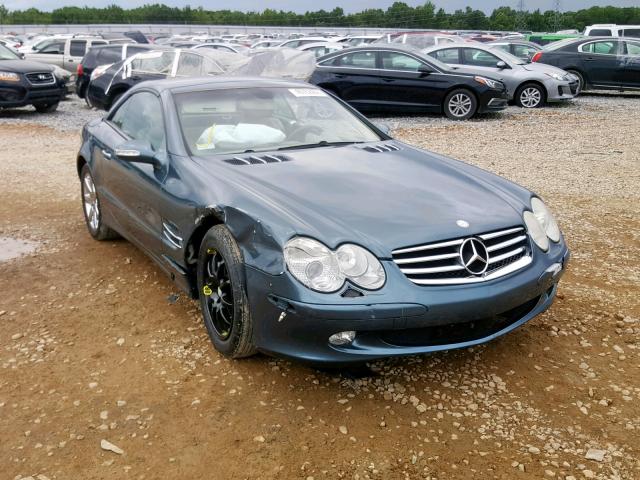 WDBSK75F33F020798 - 2003 MERCEDES-BENZ SL 500R BLUE photo 1