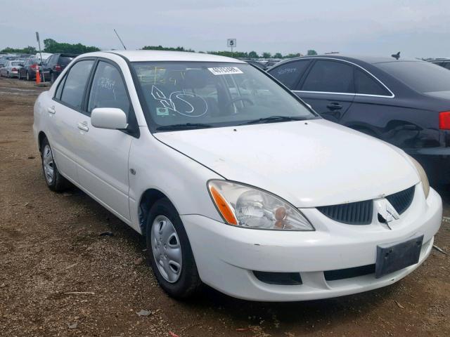 JA3AJ26E65U015942 - 2005 MITSUBISHI LANCER ES WHITE photo 1