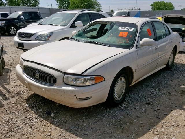 1G4HP54K214295213 - 2001 BUICK LESABRE CU WHITE photo 2