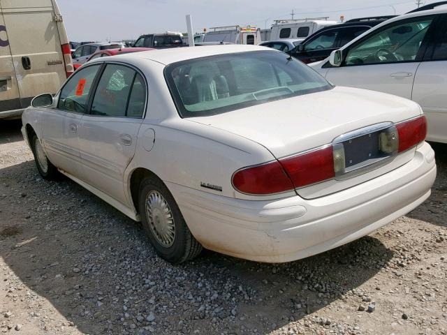 1G4HP54K214295213 - 2001 BUICK LESABRE CU WHITE photo 3