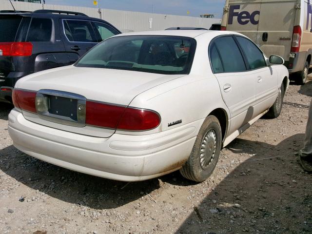 1G4HP54K214295213 - 2001 BUICK LESABRE CU WHITE photo 4