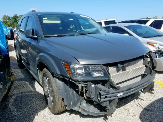 3C4PDCGG2HT598761 - 2017 DODGE JOURNEY CR BEIGE photo 1