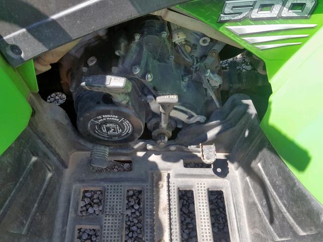 4UF05ATV95T214756 - 2005 ARCTIC CAT ATV GREEN photo 7