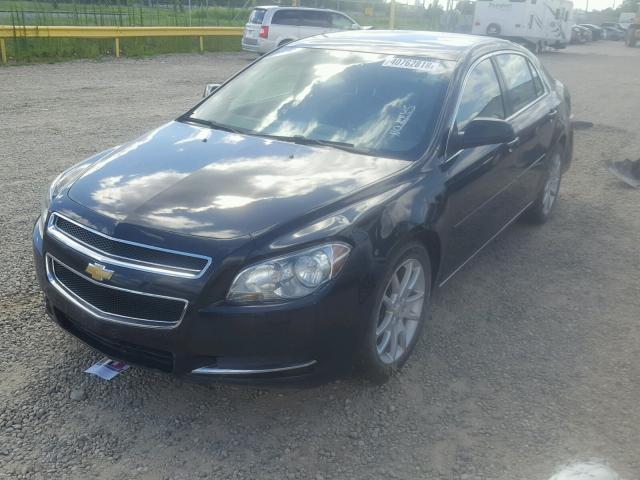 1G1ZD5EBXAF145055 - 2010 CHEVROLET MALIBU 2LT BLACK photo 2