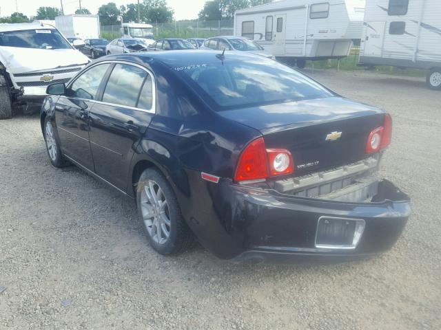 1G1ZD5EBXAF145055 - 2010 CHEVROLET MALIBU 2LT BLACK photo 3