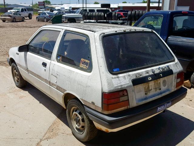 JG1MR08M4FK719059 - 1985 CHEVROLET GEO SPRINT WHITE photo 3