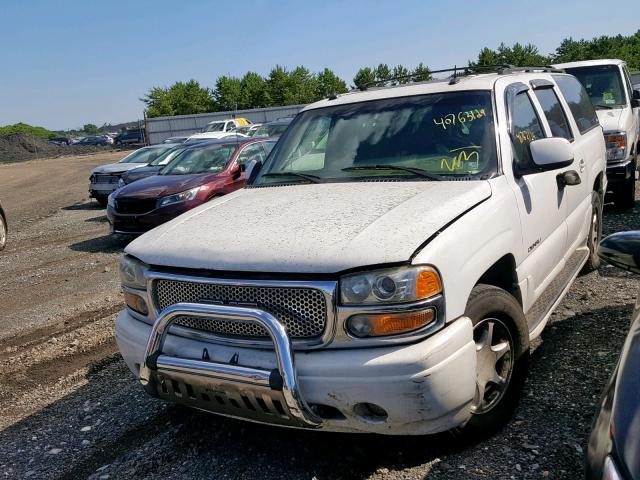 1GKFK66U03J215852 - 2003 GMC YUKON XL D WHITE photo 2