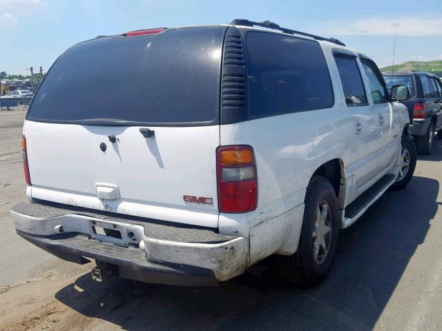 1GKFK66U03J215852 - 2003 GMC YUKON XL D WHITE photo 4