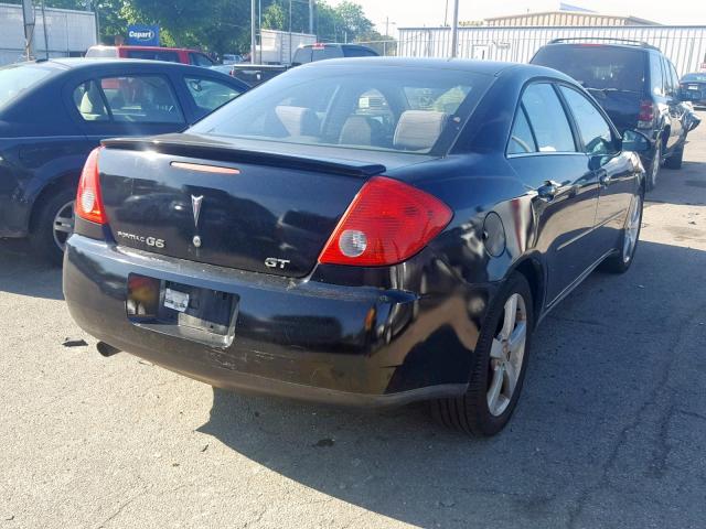 1G2ZH57N384106644 - 2008 PONTIAC G6 GT BLACK photo 4