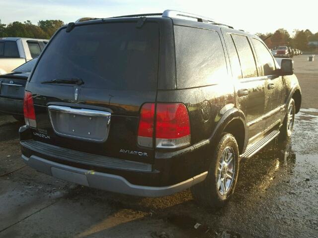 5LMEU68H44ZJ35709 - 2004 LINCOLN AVIATOR BLACK photo 4