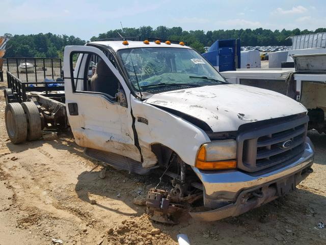 1FDAF56F51EB18489 - 2001 FORD F550 SUPER WHITE photo 1