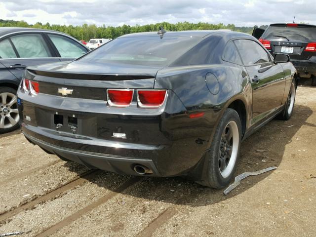 2G1FA1E36C9128391 - 2012 CHEVROLET CAMARO LS BLACK photo 4