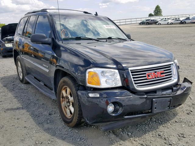 1GKDT13S762187928 - 2006 GMC ENVOY BLACK photo 1