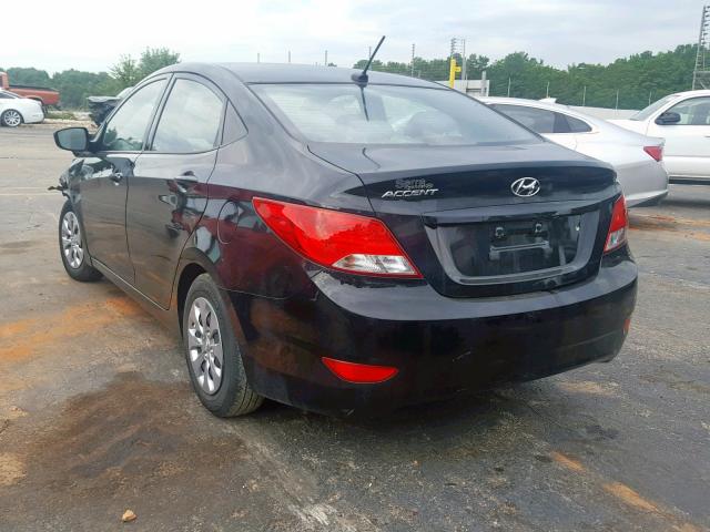 KMHCT4AE4HU337535 - 2017 HYUNDAI ACCENT SE BLACK photo 3