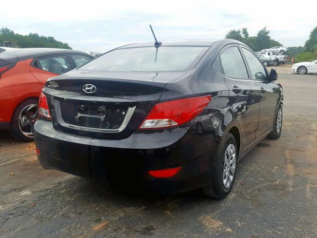 KMHCT4AE4HU337535 - 2017 HYUNDAI ACCENT SE BLACK photo 4