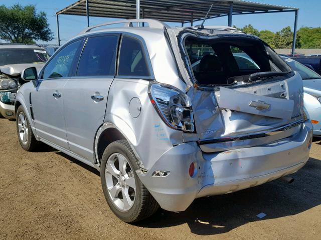 3GNAL4EK1DS564453 - 2013 CHEVROLET CAPTIVA LT SILVER photo 3