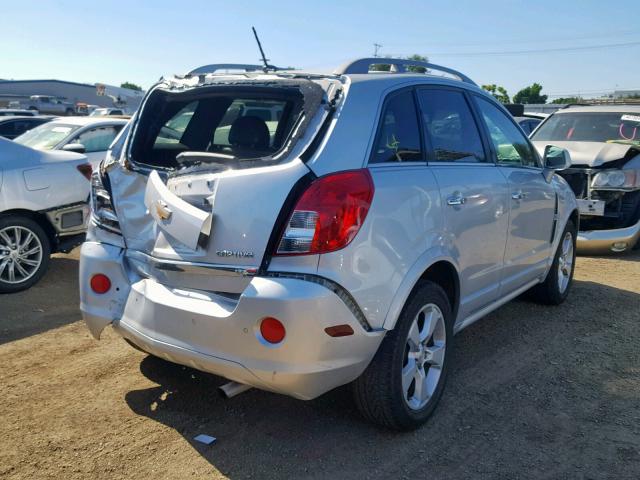 3GNAL4EK1DS564453 - 2013 CHEVROLET CAPTIVA LT SILVER photo 4