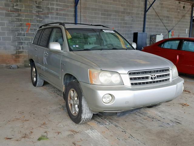 JTEGF21A830104168 - 2003 TOYOTA HIGHLANDER SILVER photo 1