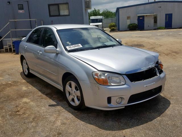 KNAFE121375005372 - 2007 KIA SPECTRA EX SILVER photo 1