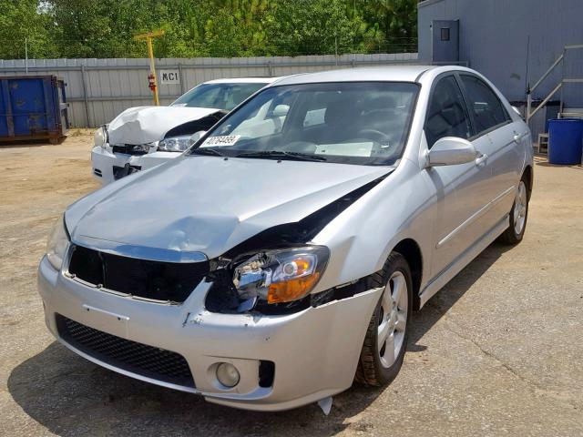 KNAFE121375005372 - 2007 KIA SPECTRA EX SILVER photo 2