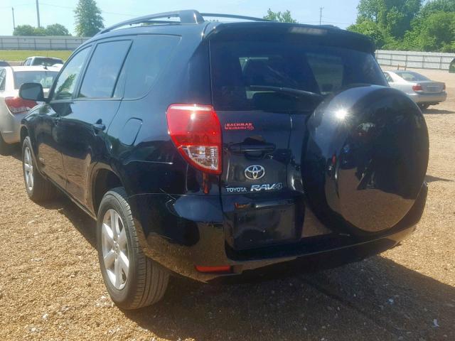 JTMBD31V776047624 - 2007 TOYOTA RAV4 LIMIT BLACK photo 3