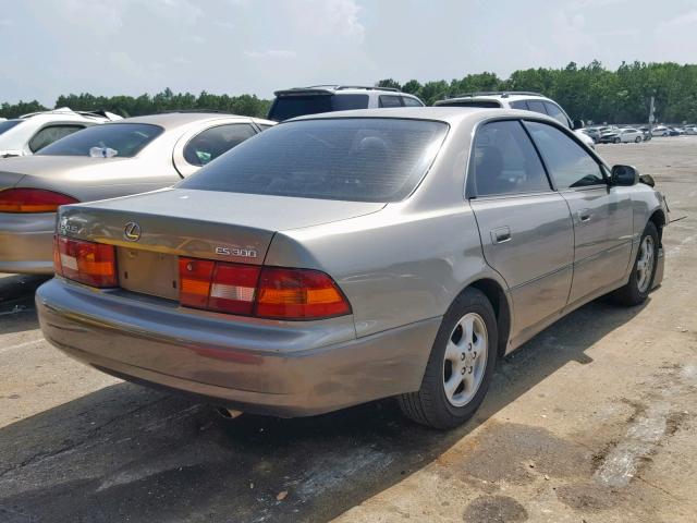 JT8BF28G6W5031008 - 1998 LEXUS ES 300 GRAY photo 4